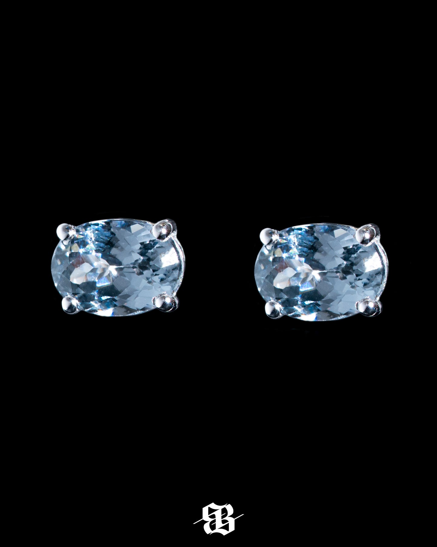Blue Spinels Earrings