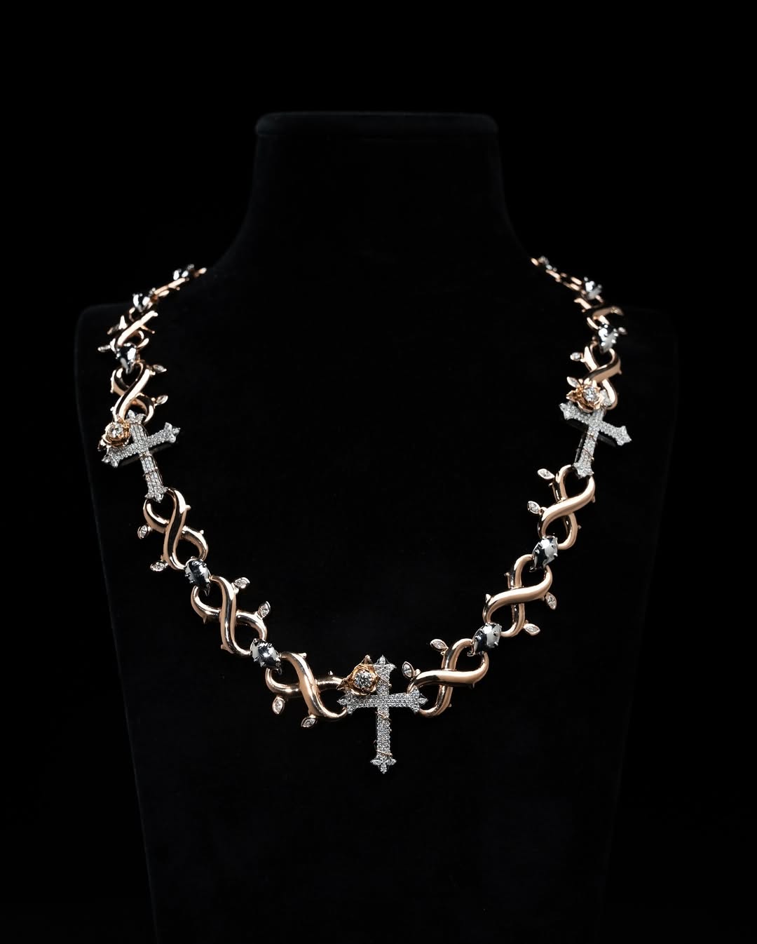 Thorned Cross Necklace
