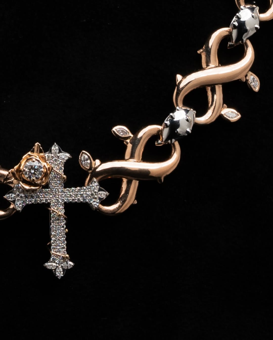 Thorned Cross Necklace