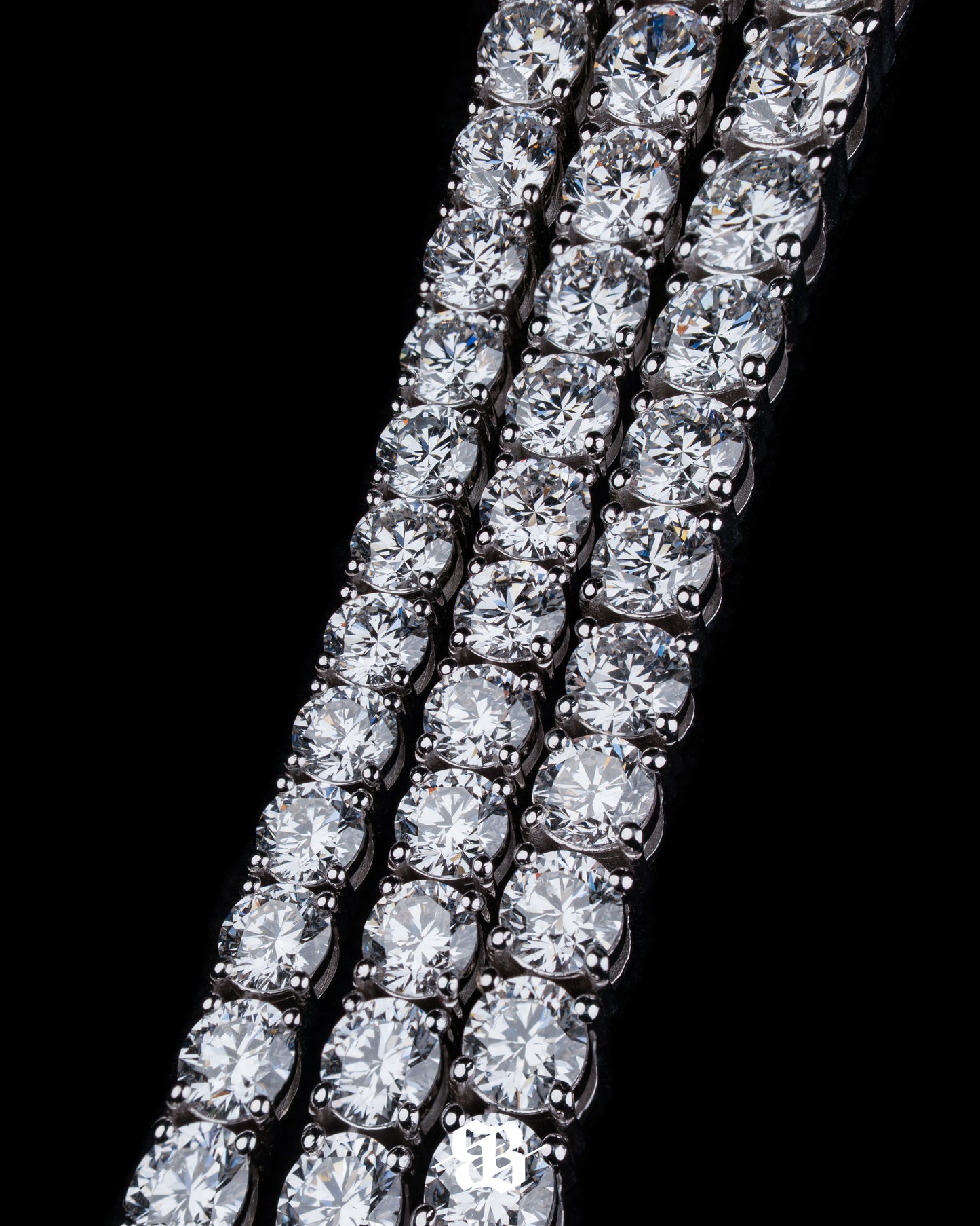 Triple Tennis Necklace