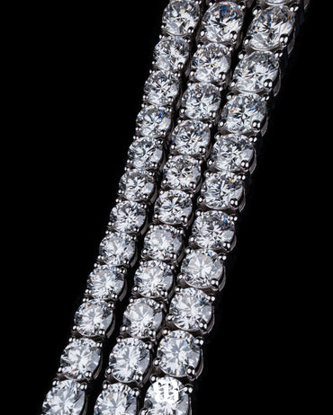 Triple Tennis Necklace