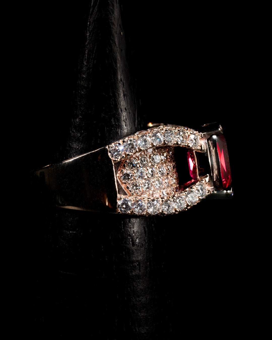 Red Royal Pinky Ring