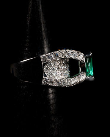 Green Tourmaline Ring