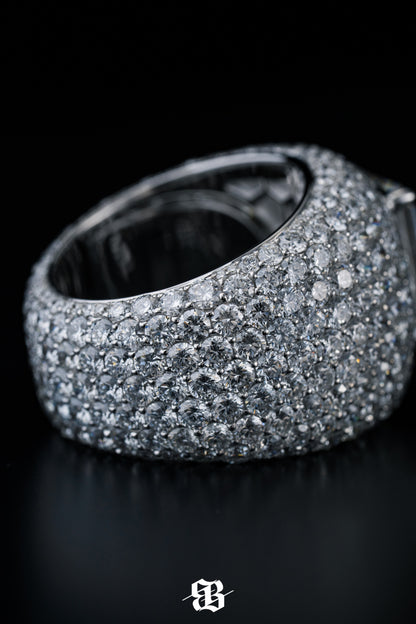 Royal Emerald Pavè Ring