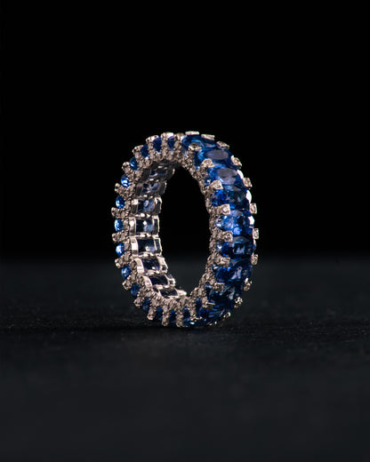 Sapphires Eternal Wedding Band