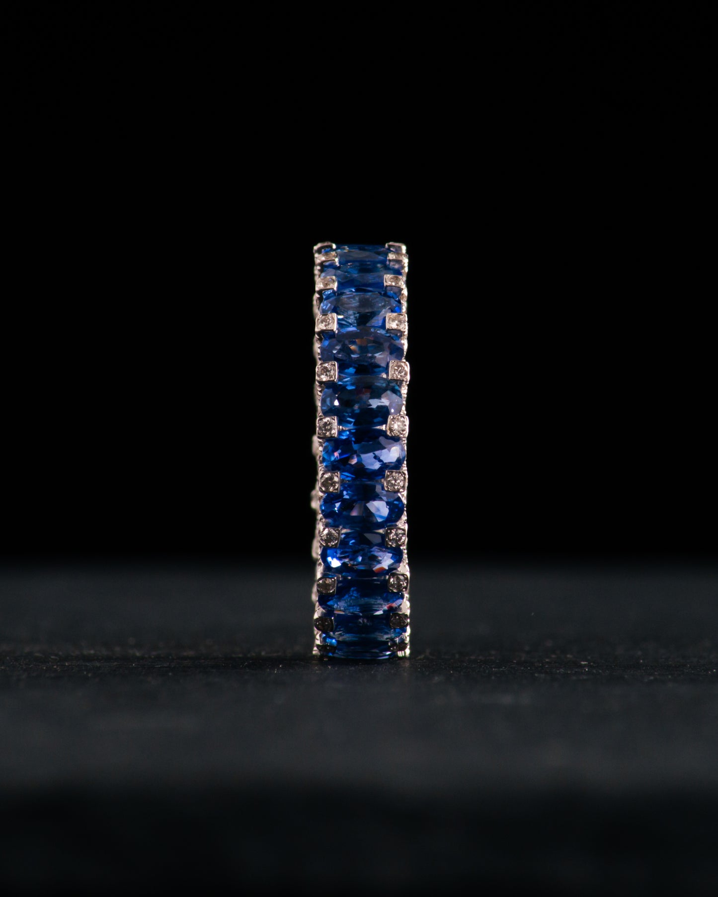 Sapphires Eternal Wedding Band