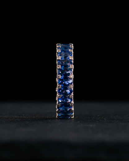 Sapphires Eternal Wedding Band