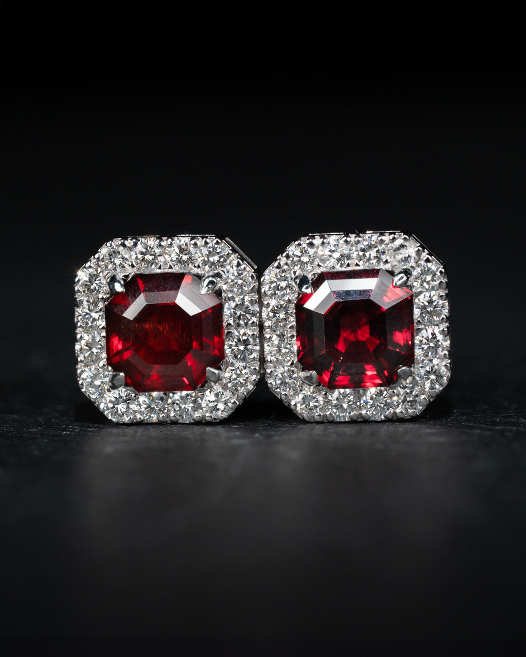 Red Garnet Earrings