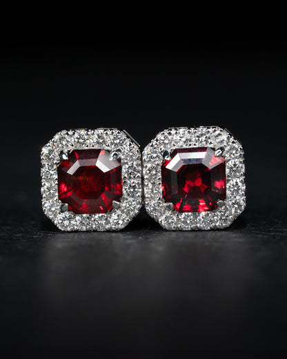 Red Garnet Earrings