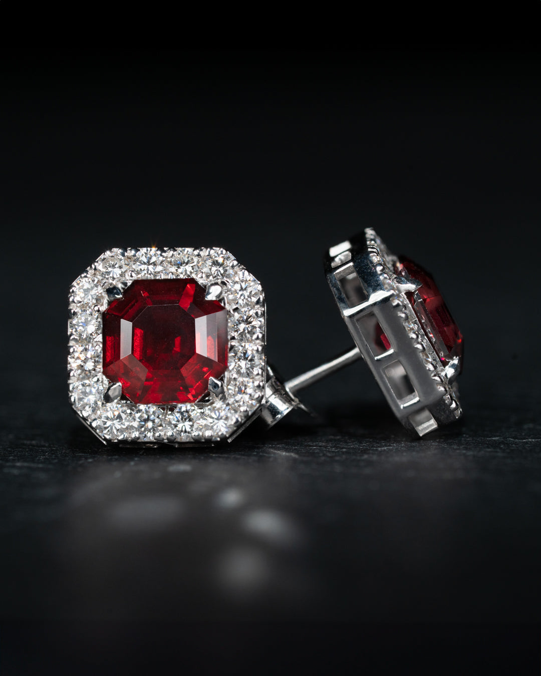 Red Garnet Earrings