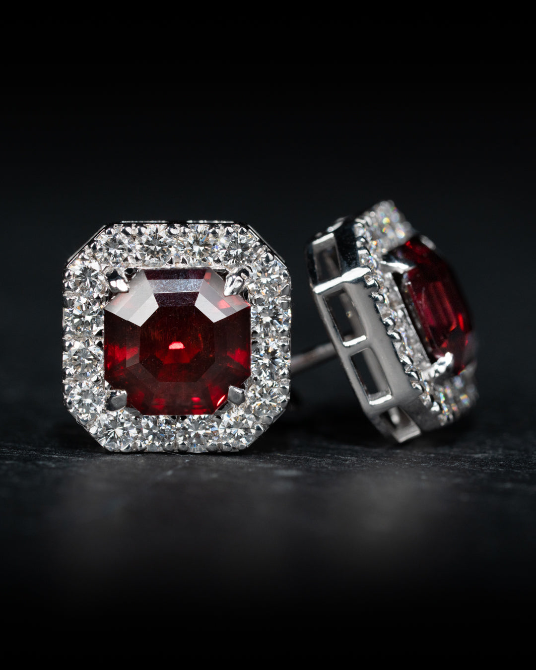 Red Garnet Earrings