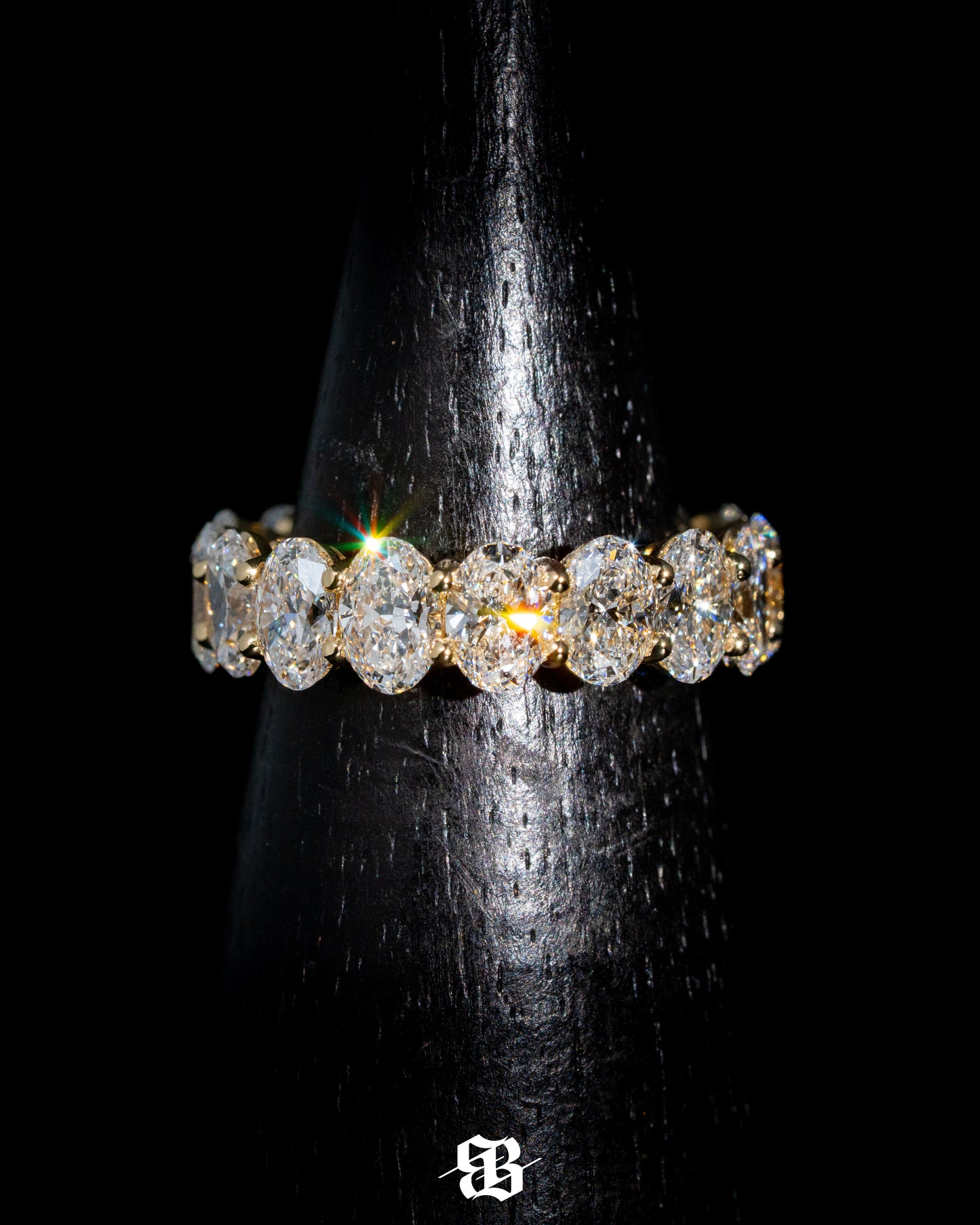 Oval Eternity Band Ring
