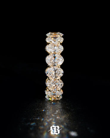 Oval Eternity Band Ring