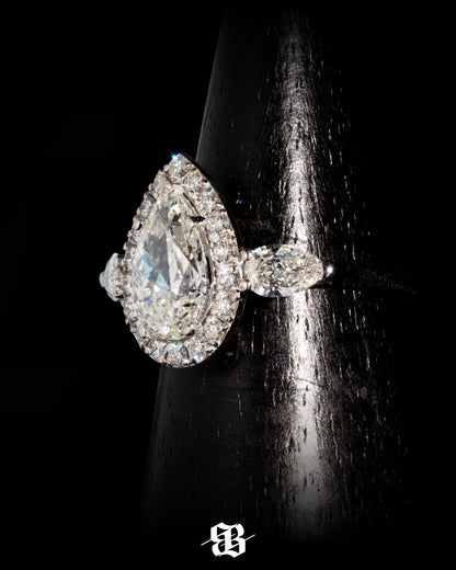 Pear Engagement Ring