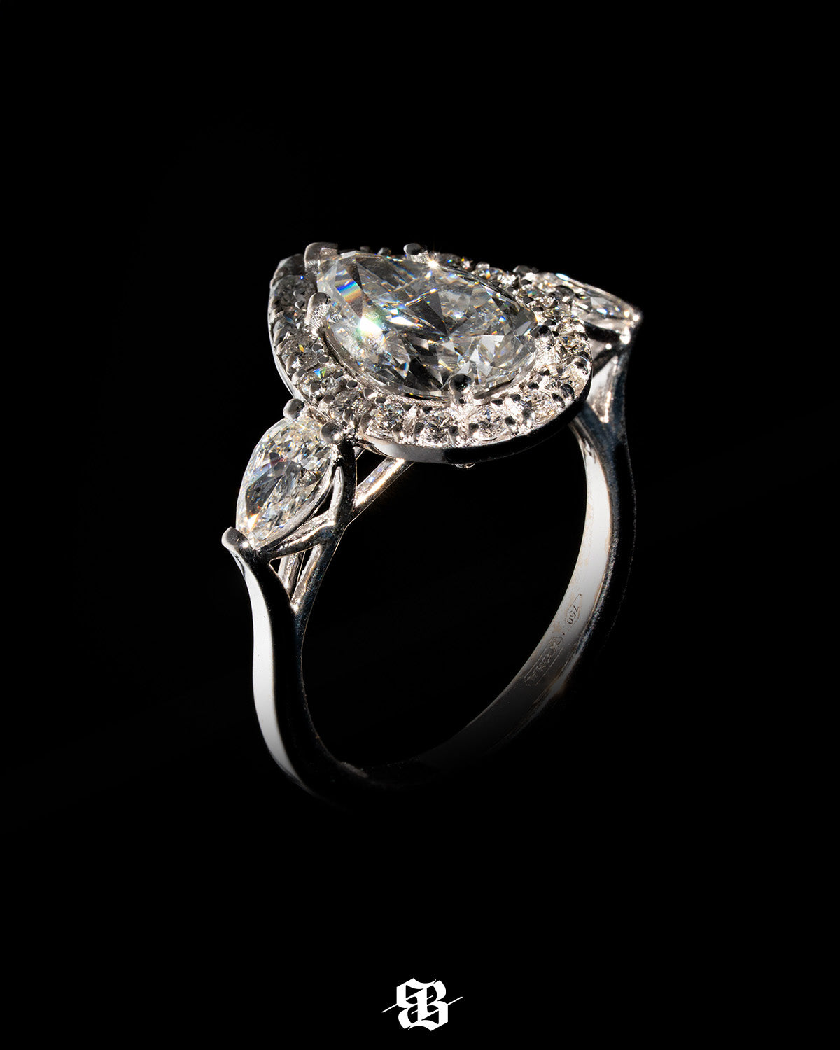 Pear Engagement Ring