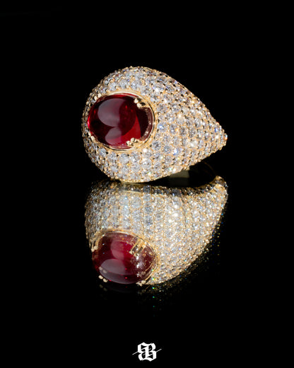 Ruby Ring Cabochon