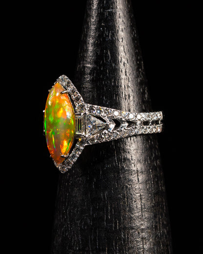 Eye Of The Universe Opal Ring