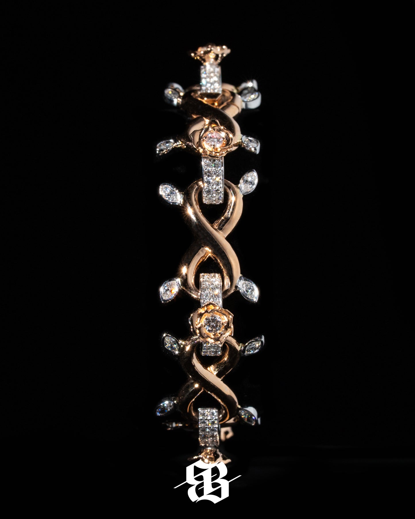 Infinity Roses Bracelet