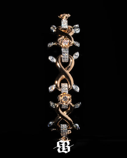 Infinity Roses Bracelet