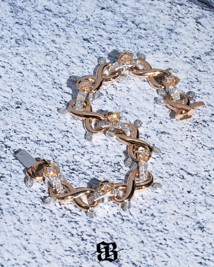 Infinity Roses Bracelet