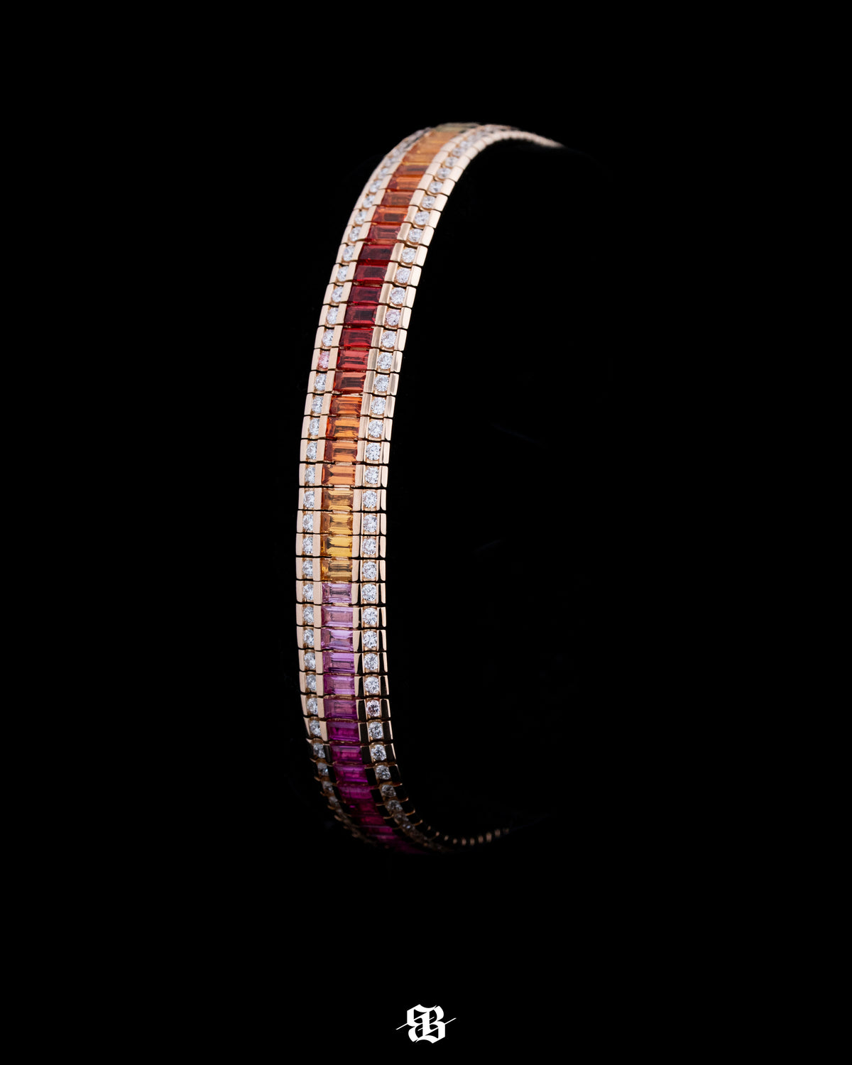 Tennis Rainbow Sapphires