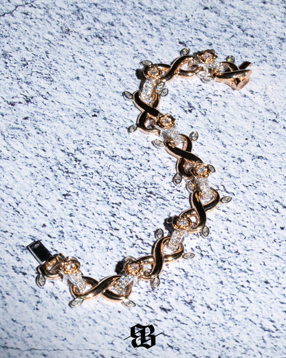 Infinity Roses Bracelet