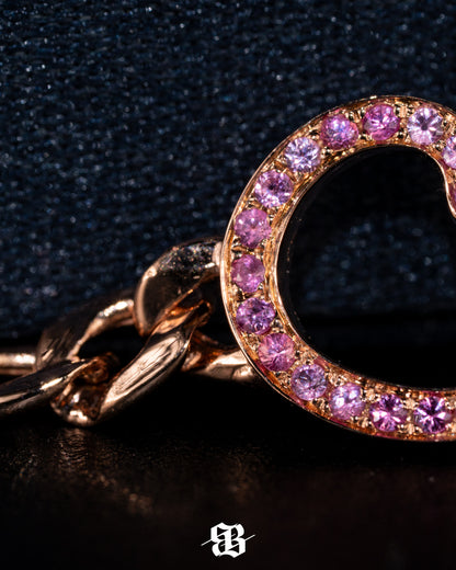 Customisable Pink Sapphires Bracelet