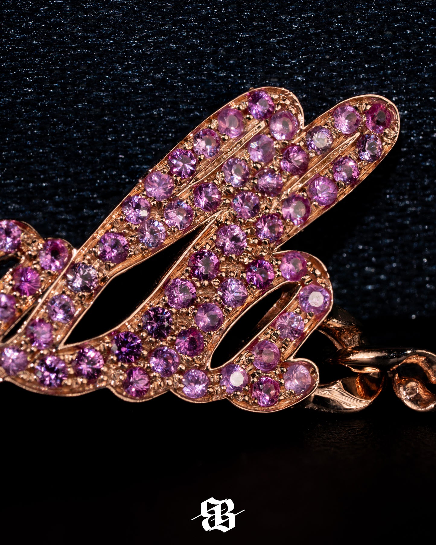 Customisable Pink Sapphires Bracelet