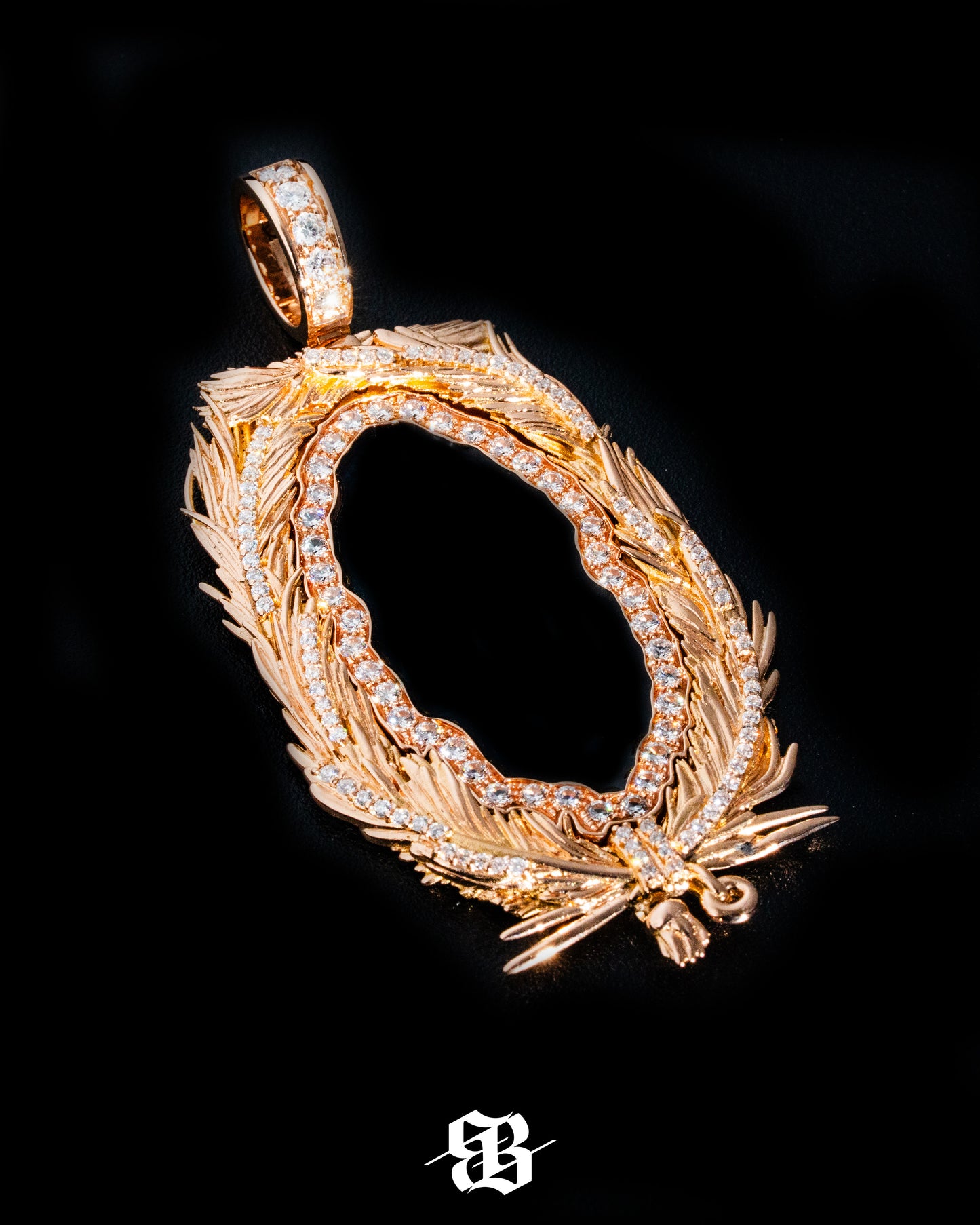 Bernini Signature Portrait Pendant
