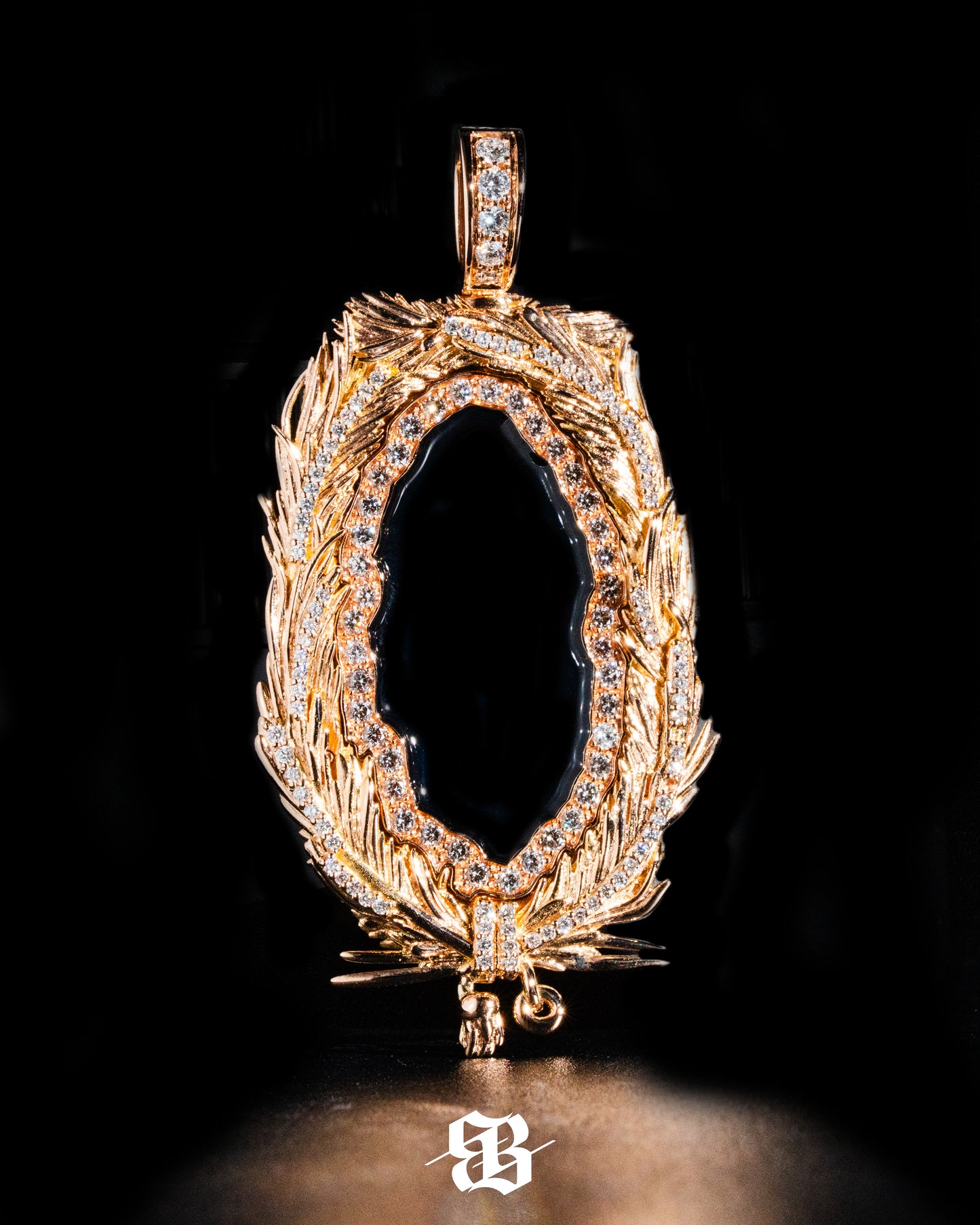 Bernini Signature Portrait Pendant