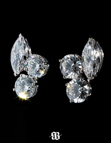Round Drop Earrings