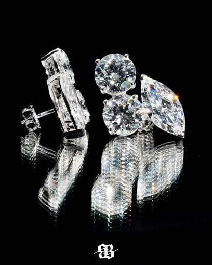 Round Drop Earrings