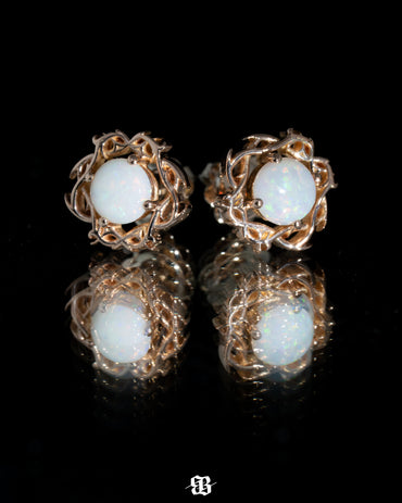 Opals Crown of Thorns Earrings