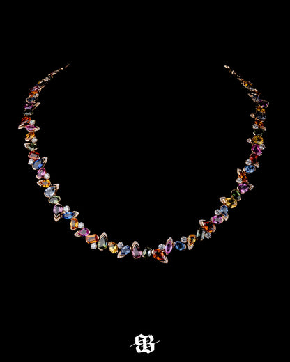 Multishape Sapphires Necklace