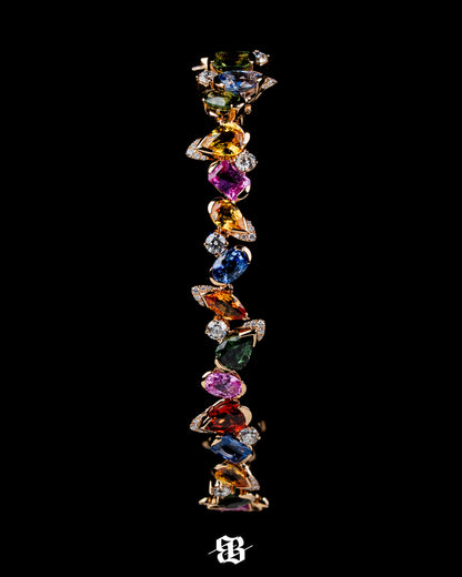 Multishape Sapphires Bracelet